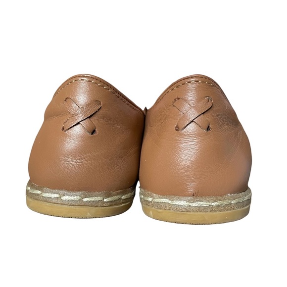 Charix Classic Artisan Leather Slip On Flats Shoes Camel Size 7 US 37 EU Travel - Picture 11 of 16
